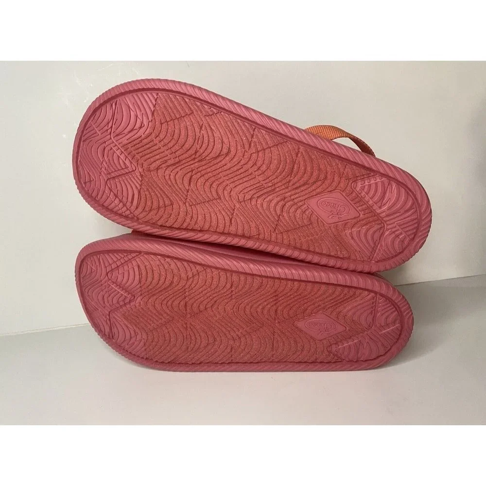 Chaco Kids Chillos Sport Beach Sandals‎ Rose Pink Orange 5